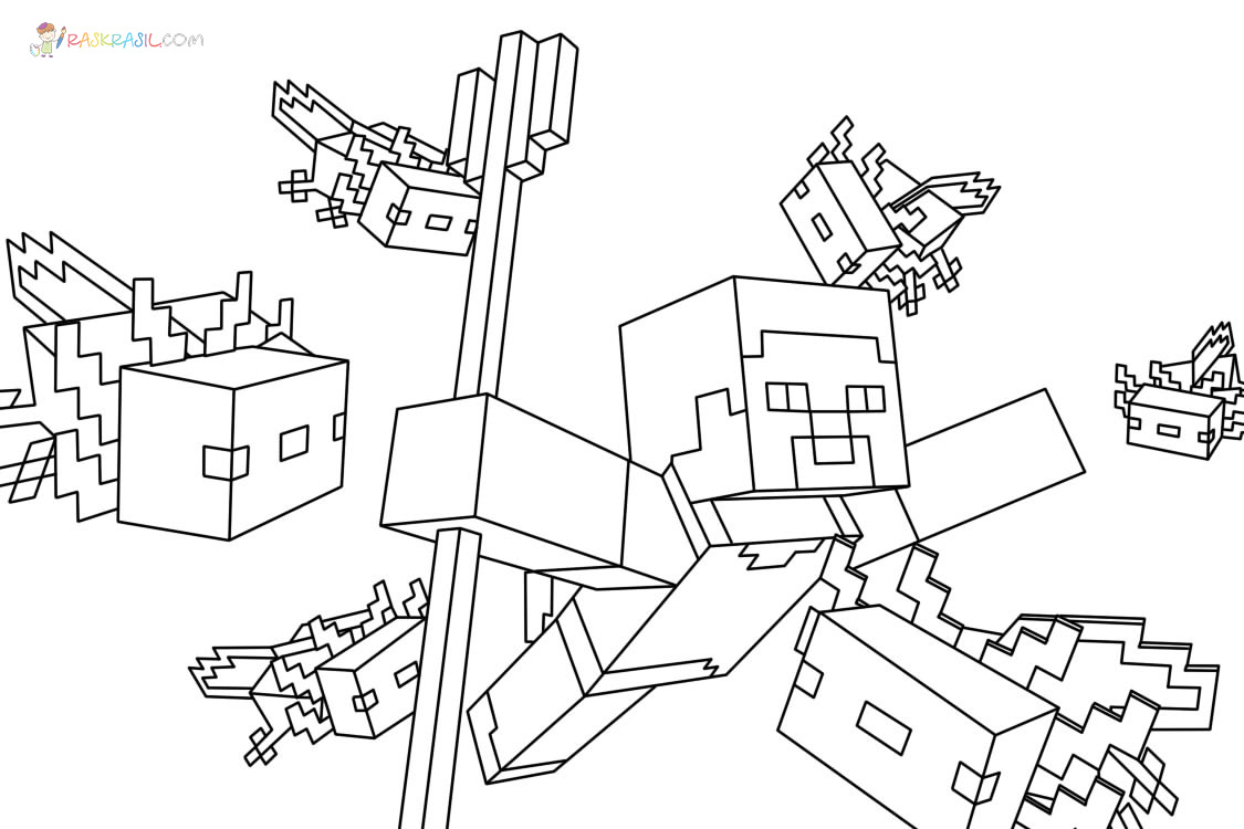 Minecraft Creeper kolorowanki